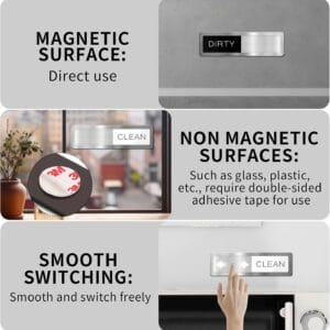 dishwasher magnet clean dirty